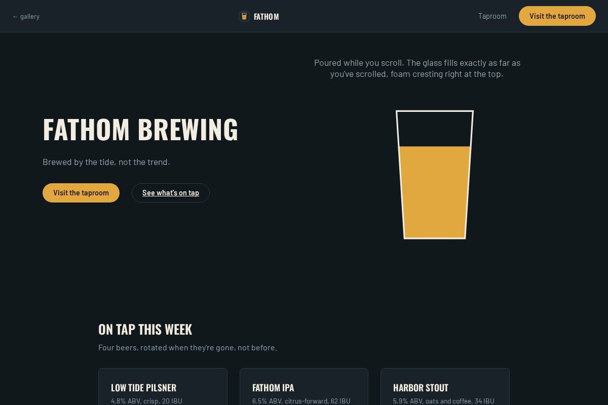 Fathom Brewing preview