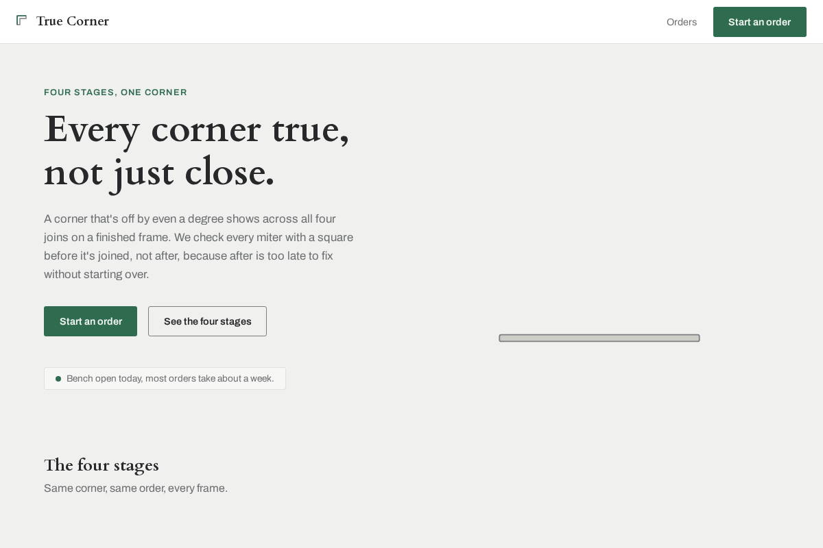 True Corner preview