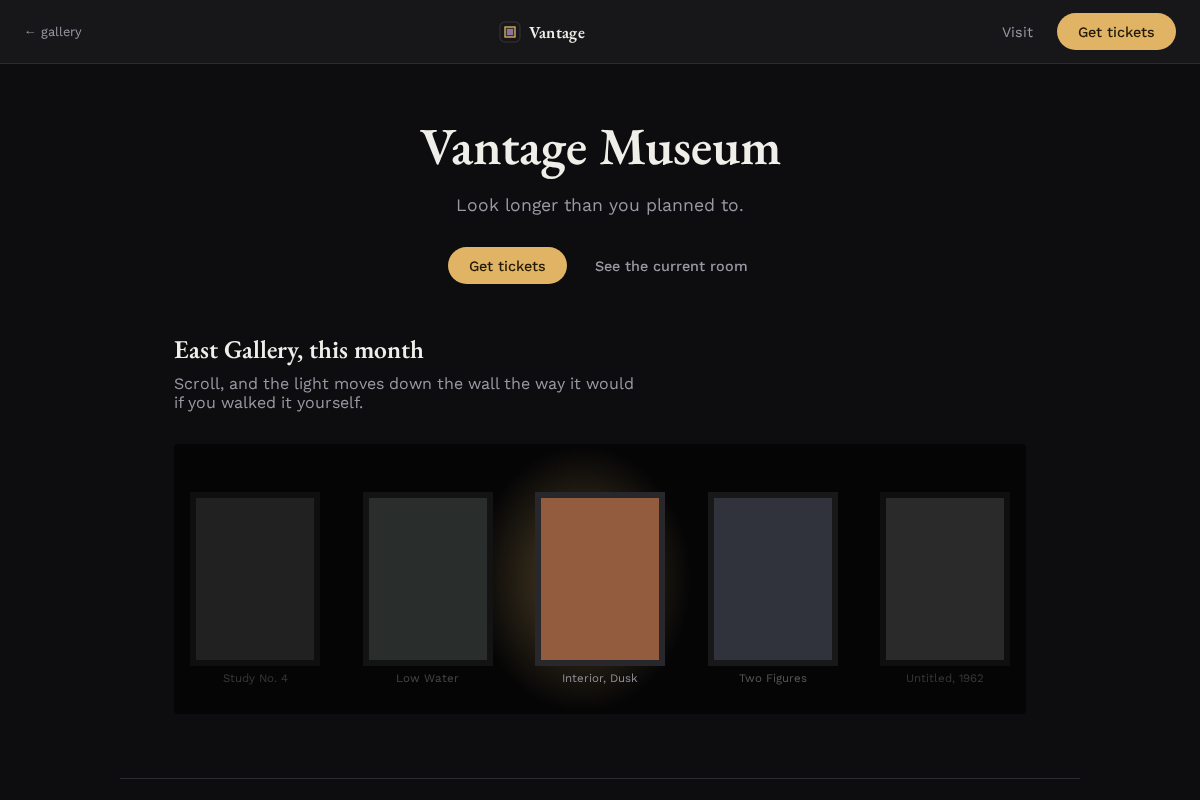 Vantage Museum preview